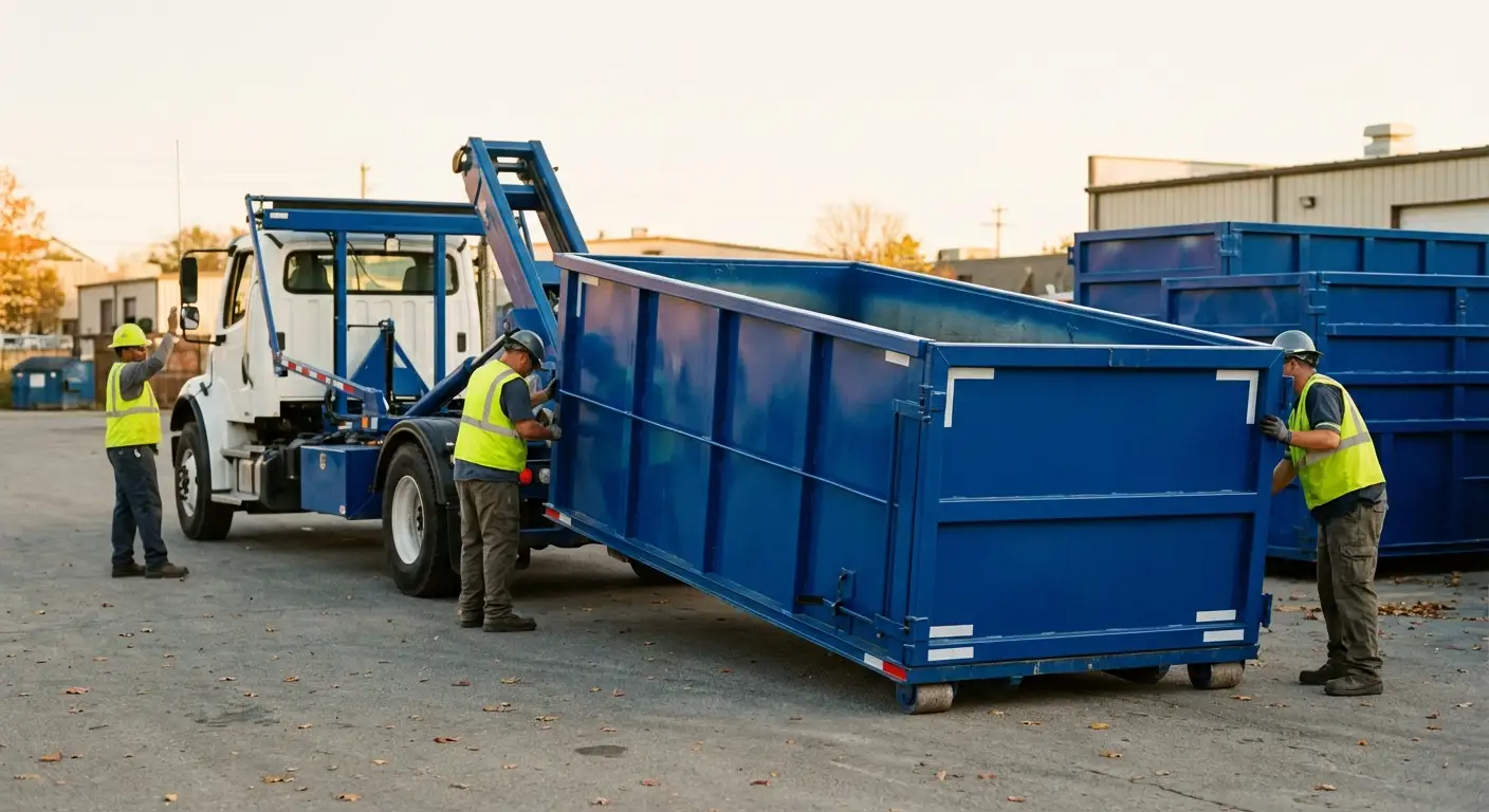 Commercial waste management and dumpster rental logistics in Longmeadow, MA