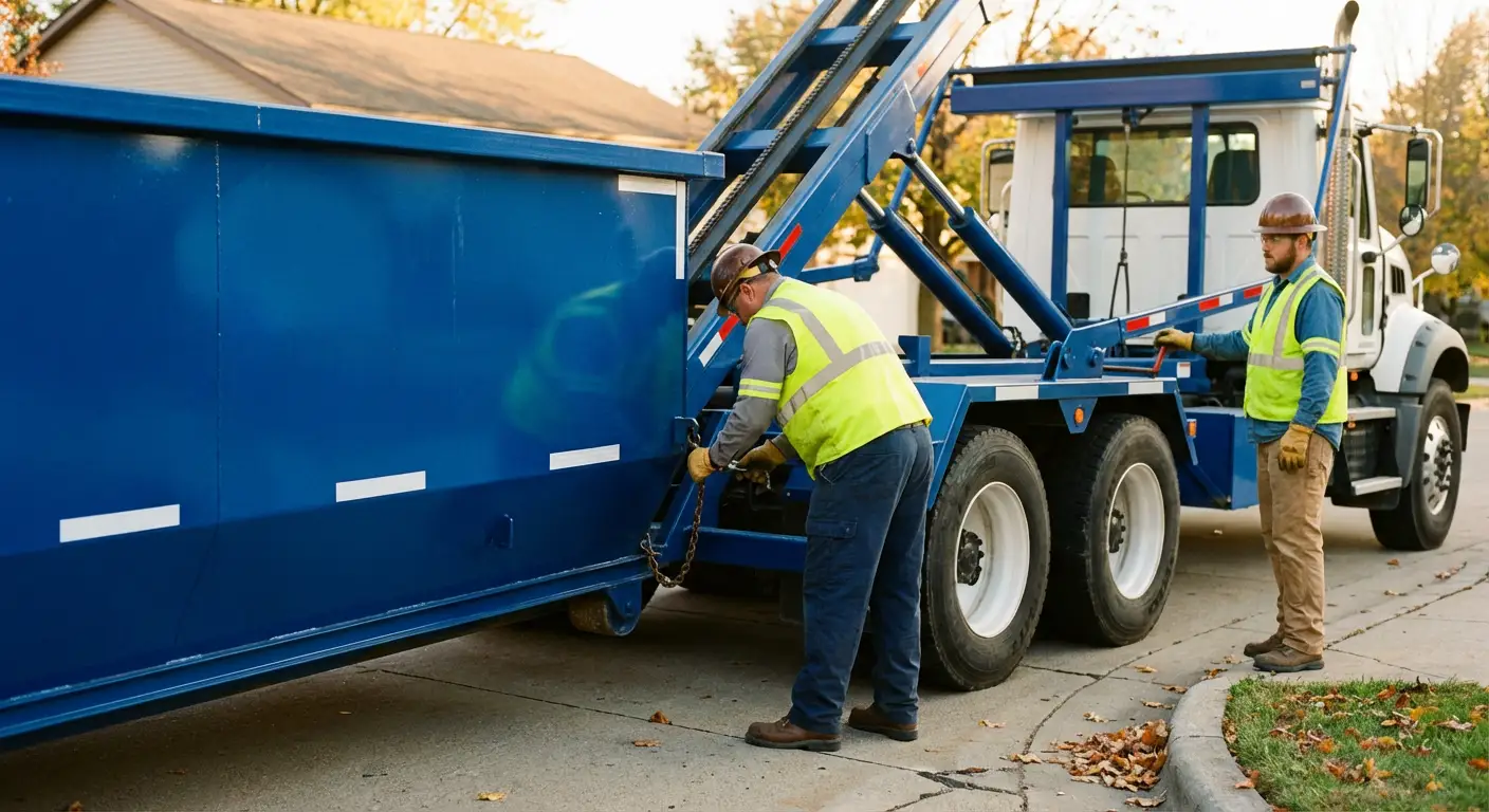 Dumpster delivery safety protocols in Longmeadow, MA