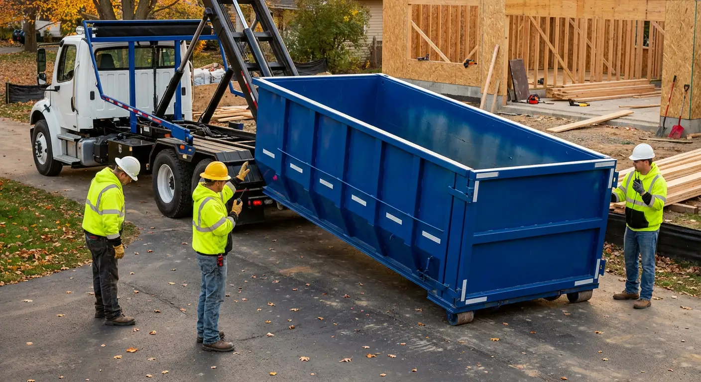Construction dumpster delivery and waste management in Longmeadow, MA